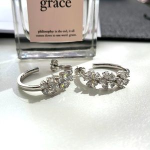 Crystal Hoop Earrings